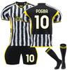 2324 Juventus-Home Football Jerseys Shorts Socks Set New Season Shorts Socks Adult Sizes Outfits