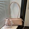 Borsa Baguette Monospalla Sottospalla da Donna di Grande Capacità con Design a Fiocco Casual e Semplice per il Pendolarismo