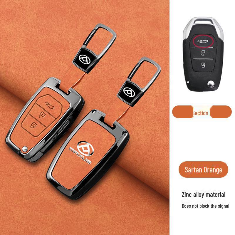 Capa de Chave SAIC Maxus D90 para Carro Maxus G50 2019 Feminino, Carcaça de Metal de Alta Qualidade com Fivela.