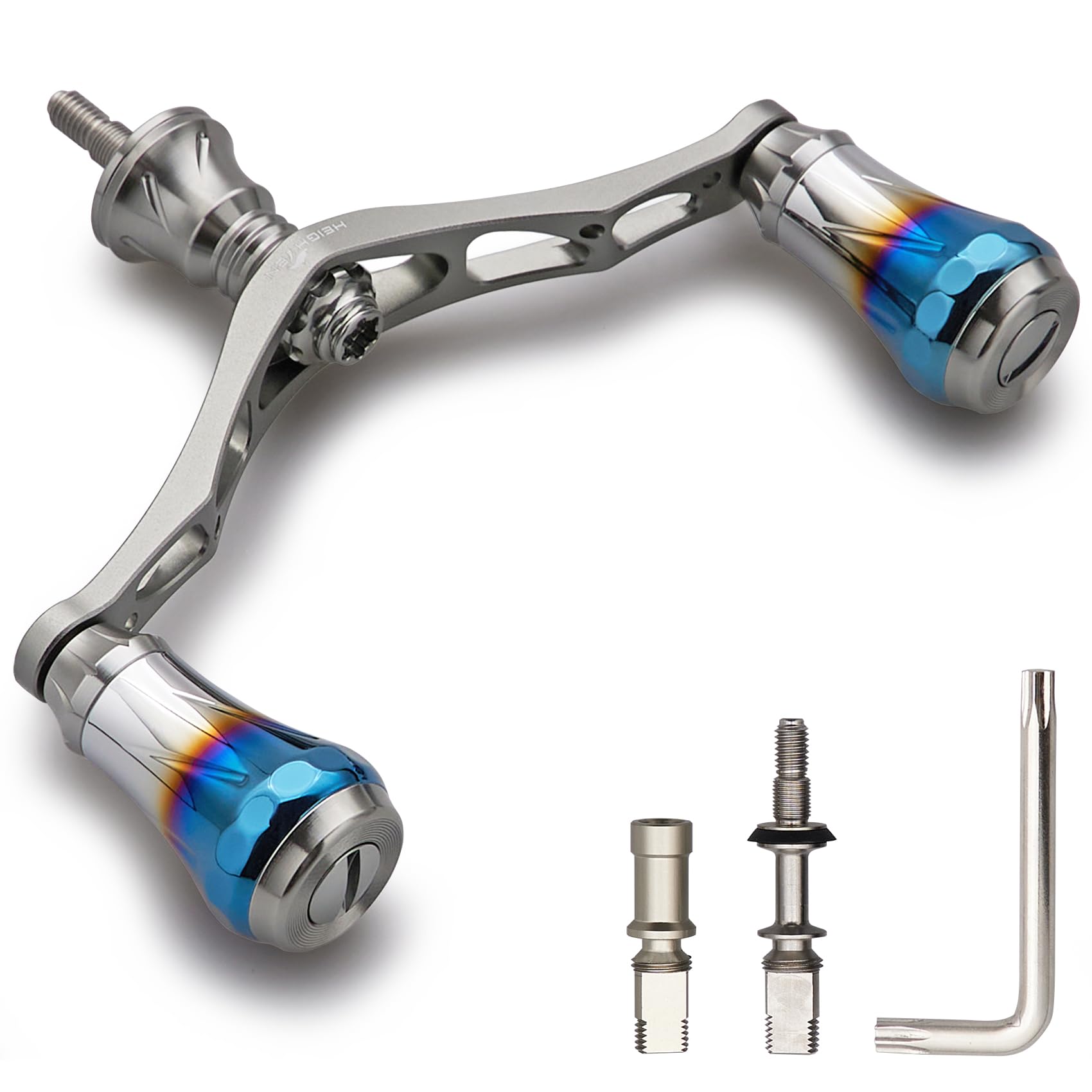 

HEIGHTEN 95мм Рукоятка катушки 8 цветов Shimano Daiwa Универсальная безынерционная катушка 70 Авиационный алюминий Серия Aurora V2.0 (V2.0 - Графитовый) (0178)