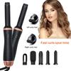 Multifunctional Hair Dryer 5 in 1 Electric Comb Negative Ion Straightener Comb Curling Iron Detachable Heating Brush Hair Dryer