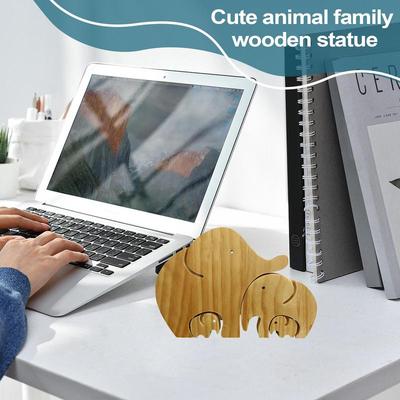 Wooden Family Puzzle Animal Family Art Puzzle Animal Family Puzzle Home Decor For Toddler Men Birthday Decorations