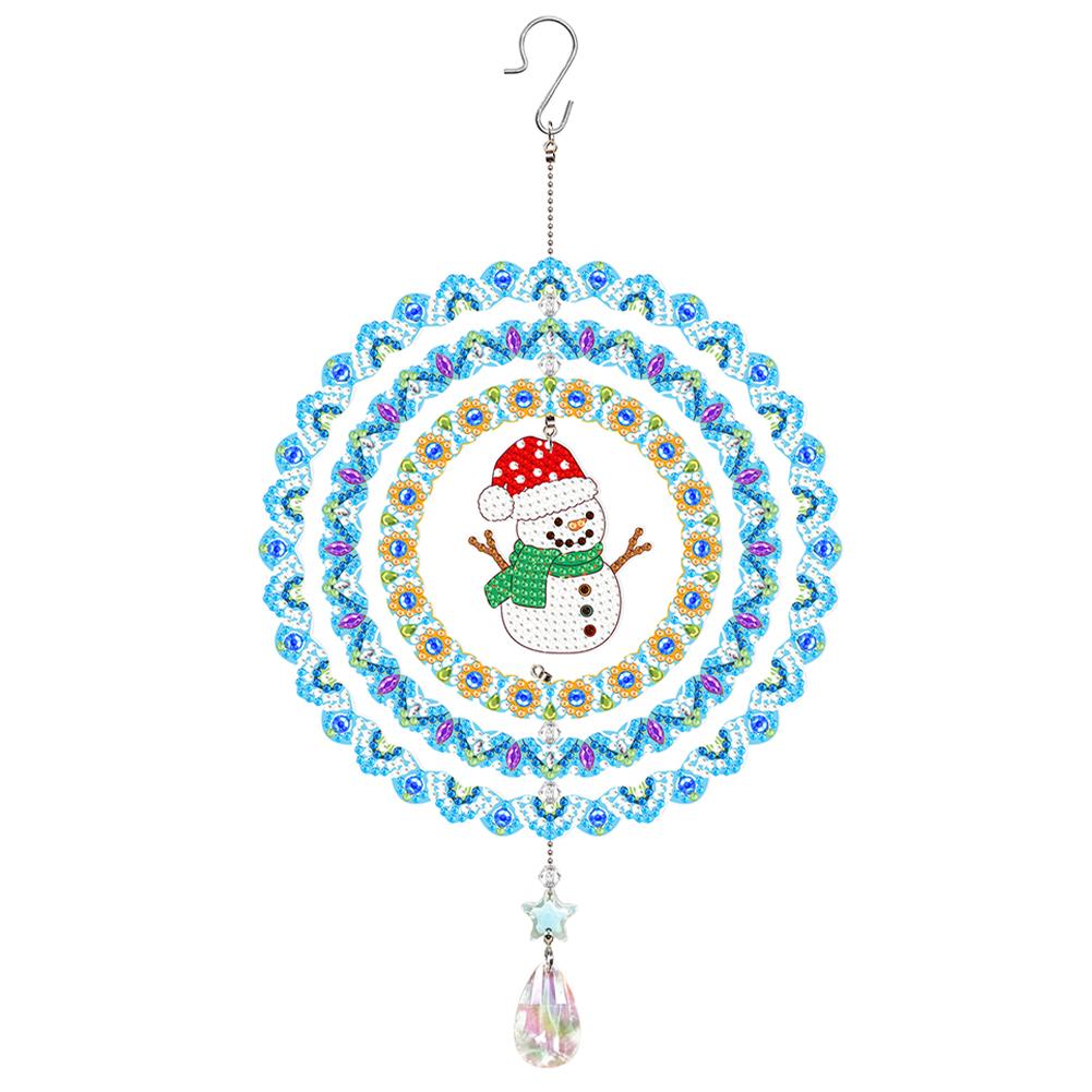 Sonnfänger Diamantmalerei Hängende Dekoration Schmetterling Diamantzeichnung Hängendes Ornament Smiley Schneemänner Weihnachten Heimfenster Dekoration