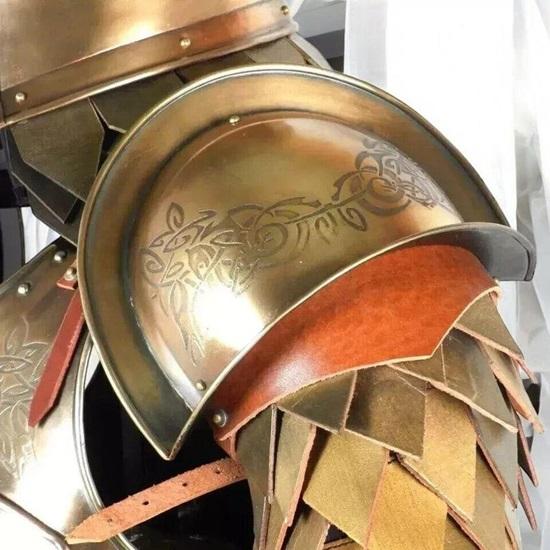 Medieval Armor Suit King's Guard Full Body Suit Of Steel Armor