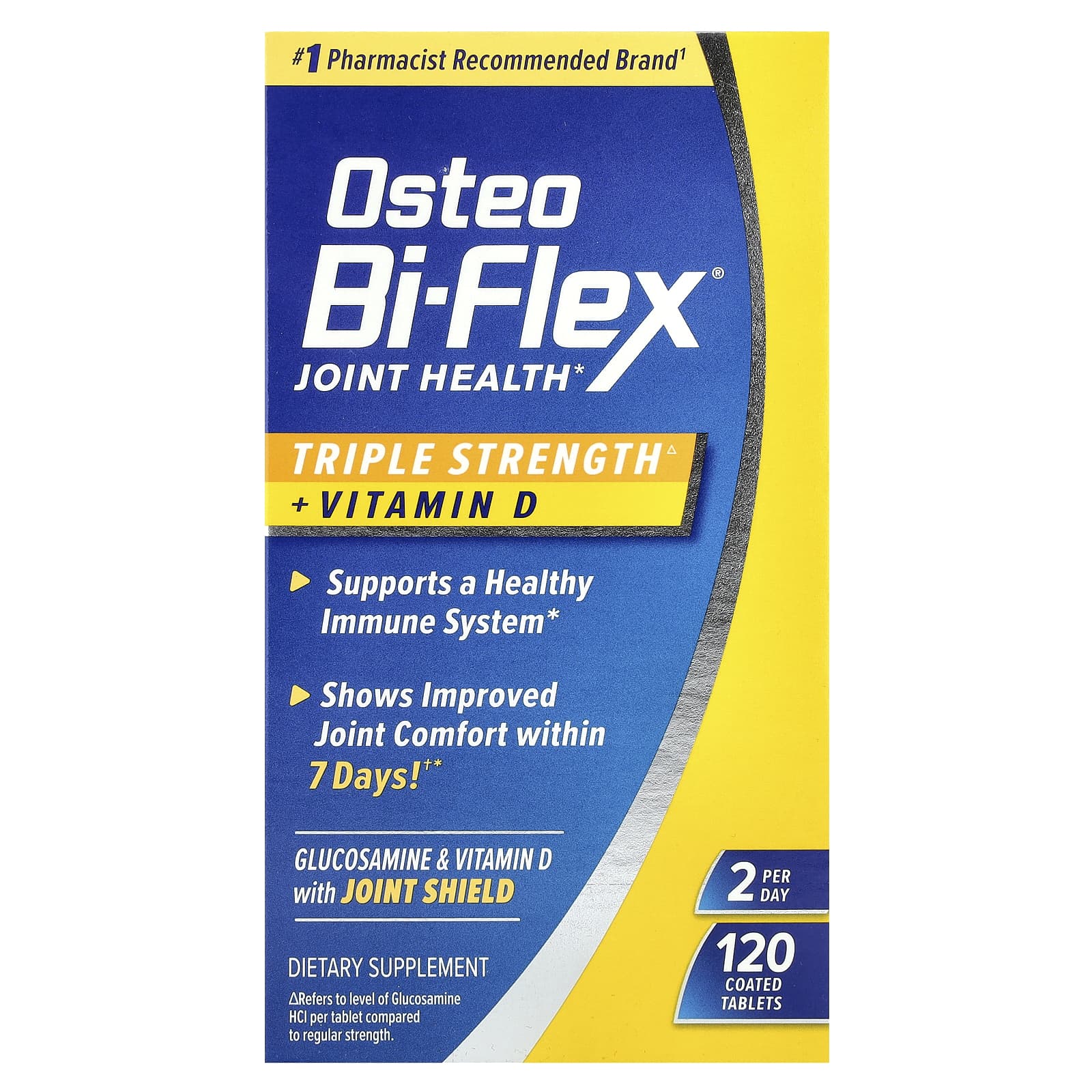 

Osteo Bi-Flex, Joint Health, Triple Strength + Vitamin D, Coated Tablets 120
