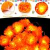Led Marigold Garland Lights Lighted Marigold LED Flowers Day Of The Dead Decorations Diwali Decorations For Home Battery