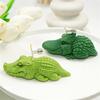 3D Fierce Dinosaur Animal Silicone Candle Mold DIY Rhinoceros Lying Crocodile Shapes Candles Gypsum Home Decor Gift