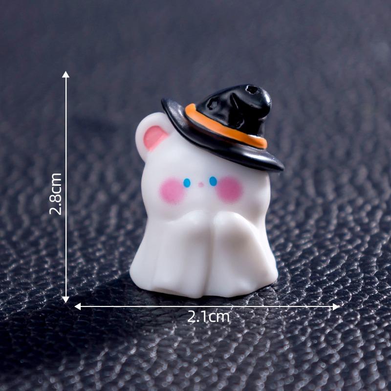 Micro-landscape Halloween Ghost Pumpkin Bear Decorative Blind Bag Accessory Mini Small Figurine