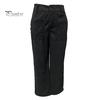 Comfortable Women Trousers Pants Button Zipper Closure Straight Wide Leg with Ladies Loose Fit Pockets Solid Color Lounge Daily Wear Long