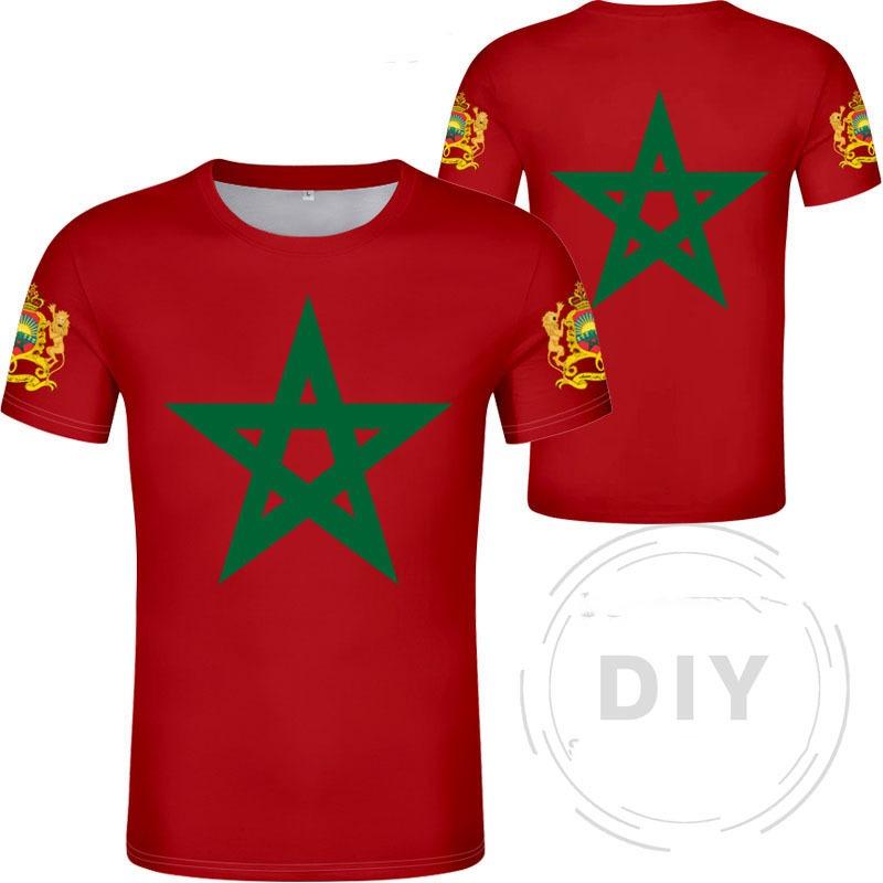 Morocco Flag National Emblem Tshirts 3D Print T-Shirt Summer T Shirt Fashion Kids Casual Boy Girl Unisex Round Neck Tees TShirt