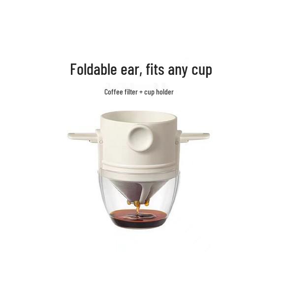 Little Angel Portable Coffee Funnel: Foldable Pour-Over Drip Filter with Easy-to-Carry Cup Holder