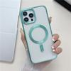 Luxury Plating Transparent Magsafe Magnetic Phone Case For Apple iPhone 11 12 13 14 15 Pro Max Soft Protection Cover On 14 Plus