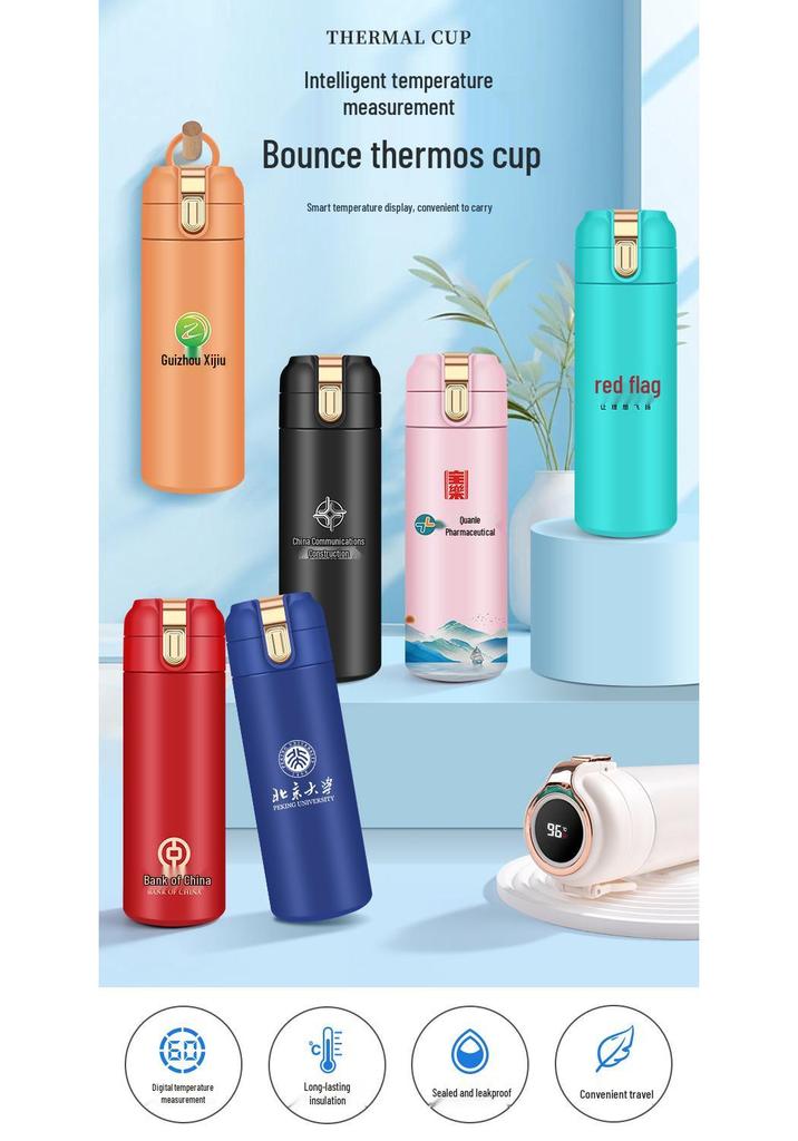 Custom Logo Insulated Mug Gift Set for Company Events and Customer Souvenirs