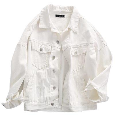 Women's Denim Jackets Autumn Y2k Streetwear Coat Pink Jean Jacket Casual Tops Purple Oversized Tops Lady Outerwear