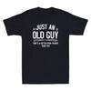 Just An Old Guy That's Better Pool Player Funny Billiards Vintage Men's T-Shirt