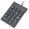Mini USB Digital Keyboard Ergonomic Notebook Keyboard Efficient 18 Keys Keyboard  Cashier Use