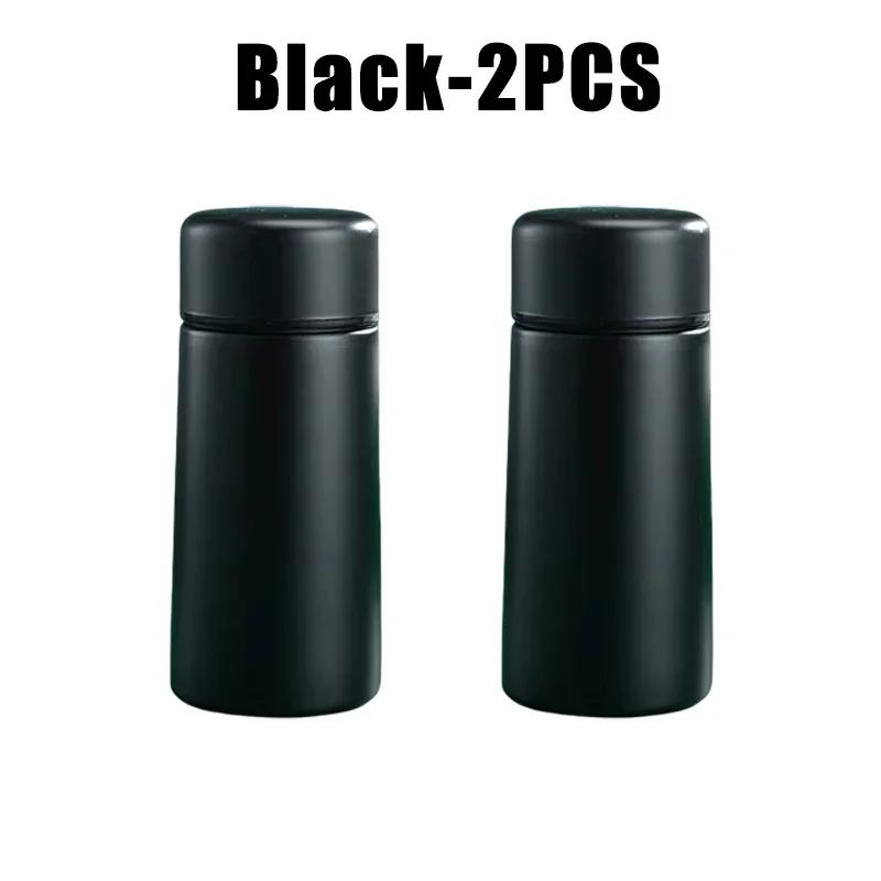 Sport Travel Mini Tumbler 160ml Stainless Steel Thermos Cup Portable Milk Coffee Water Bottle Solid Color Leakproof Hot Cold