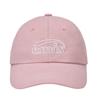 EMIS WHITE STITCH BALL CAP-PINK