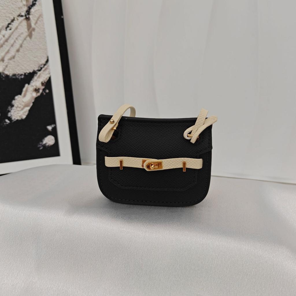 New gypsy small square messenger mini bag contrasting colors DIY versatile mini mouth red envelope key bag car pendant