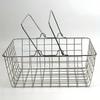 2 Pack Modern Stainless Steel Storage Basket for Books Clothing Etc. Versatile Storage Bin for Home and Car Use Rust-proof Shelf
