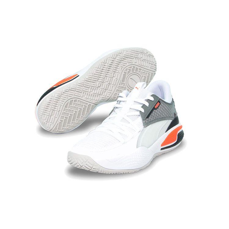 Puma Court Rider White Energy Red Men Sneakers 195064-04