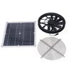 5V 10W Solar Panel Powered Fan Quite Operation Exhaust Ventilator Fan for Greenhouse RV Camping