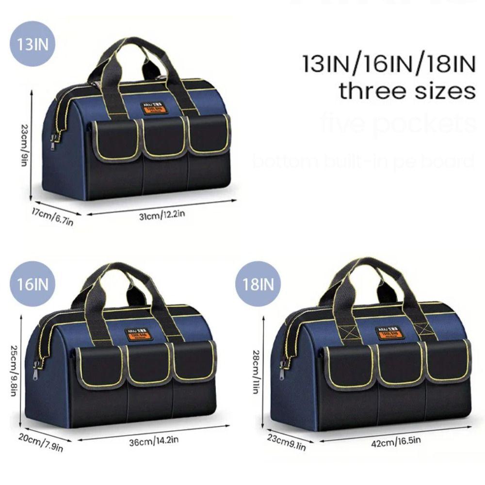 Multi-Pocket Electrician Tool Bag Oxford Cloth Hardware Storage Bag Portable Tool Bag