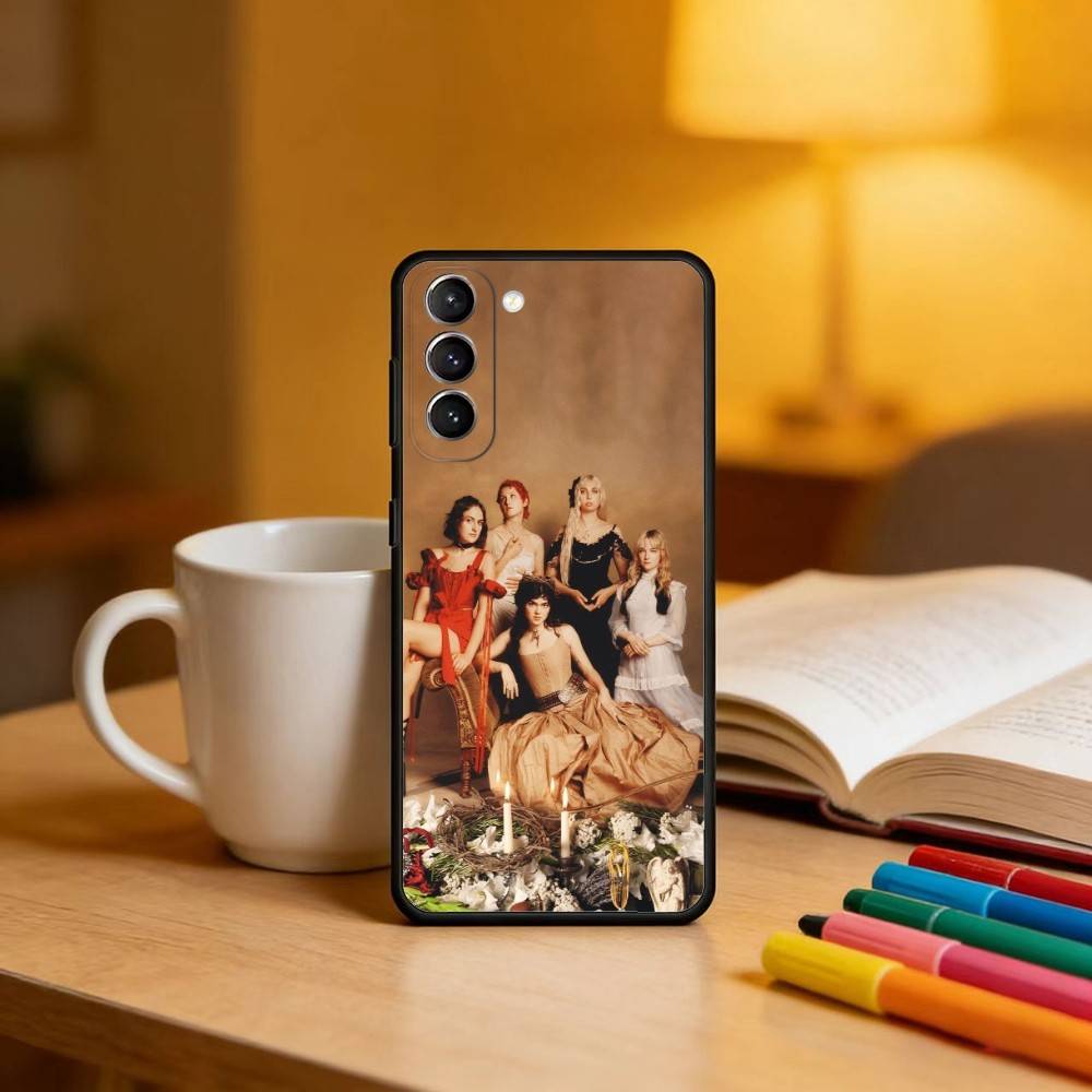 T-The Last Dinner Party Phone Case For Samsung S25,24,23,22,30,21,10,9,Ultra,Plus,Lite,FE,4,5 G Soft Black Case Samsung S24fe