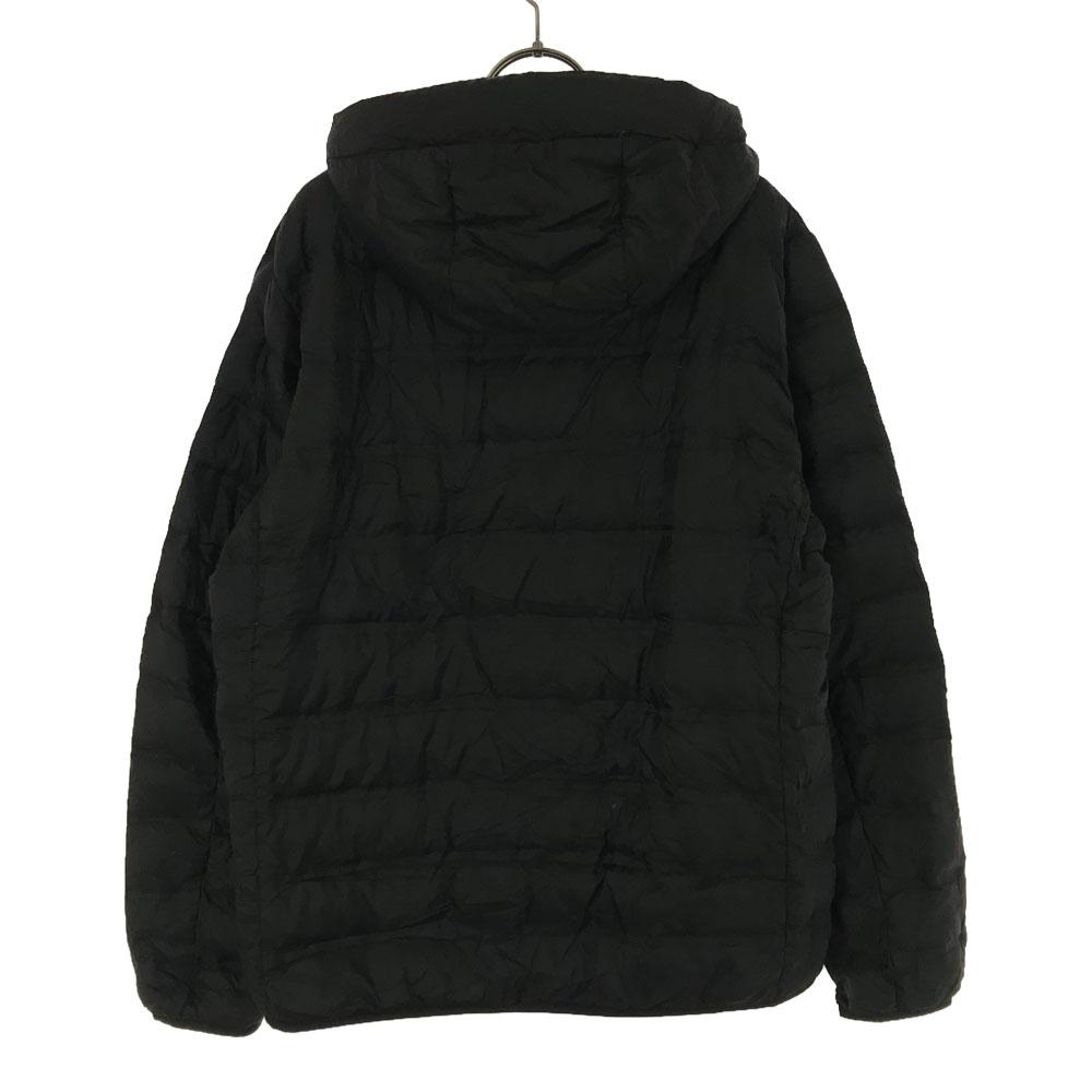 Uniqlo Seamless Hoodie Down Jacket L Black Women Used