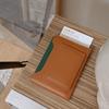 Multifunctional Passport Cover Solid Color Ticket Folder Simple Card Holder  Male