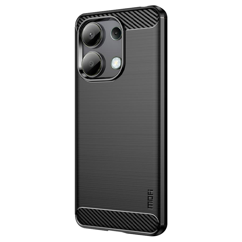 MOFI JK Serie-1 Für Xiaomi Redmi Note 13 4G TPU Handyhülle Kohlefasertextur