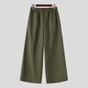 INCERUN Men's Elastic Waist Casual Loose Streetwear Trousers Hip Hop Wide Leg Pants