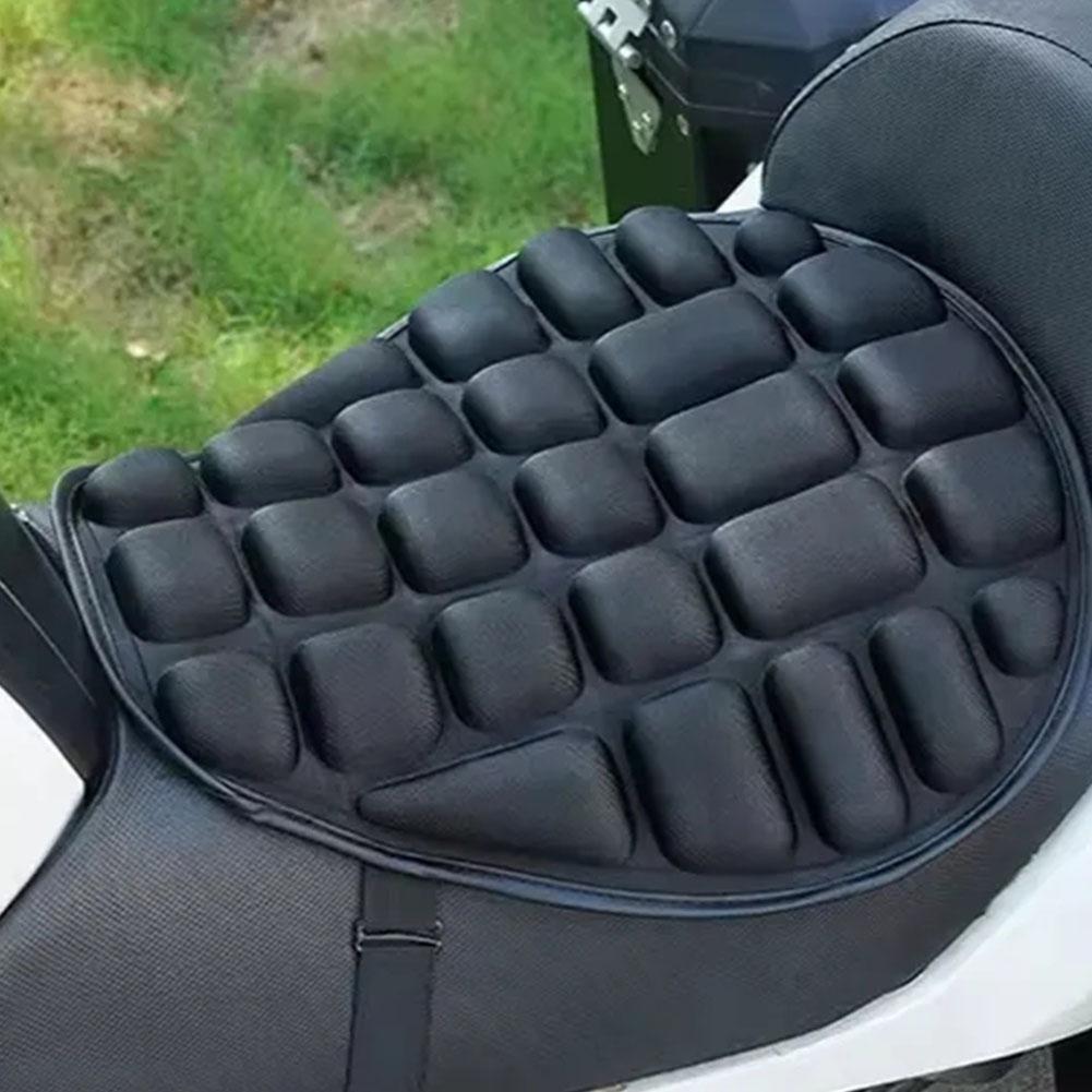 Motorcycle Seat Cushion Black Foam Soft Comfortable Breathable Seat Covers Mat Motorcycles Electric Bike Accessories Seat Cover