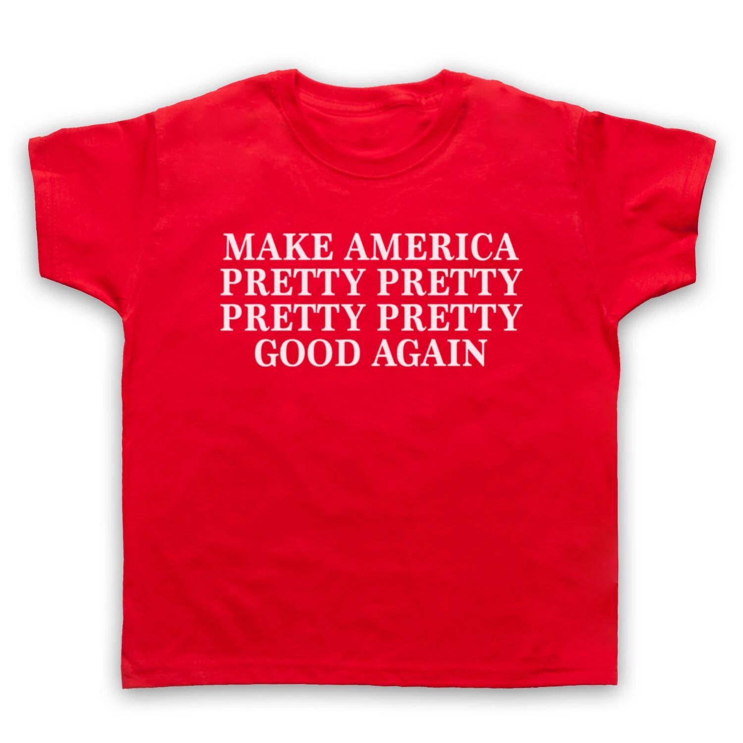 CURB YOUR ENTHUSIASM MAKE AMERICA PRETTY GOOD AGAIN KIDS CHILDS T-shirt 150