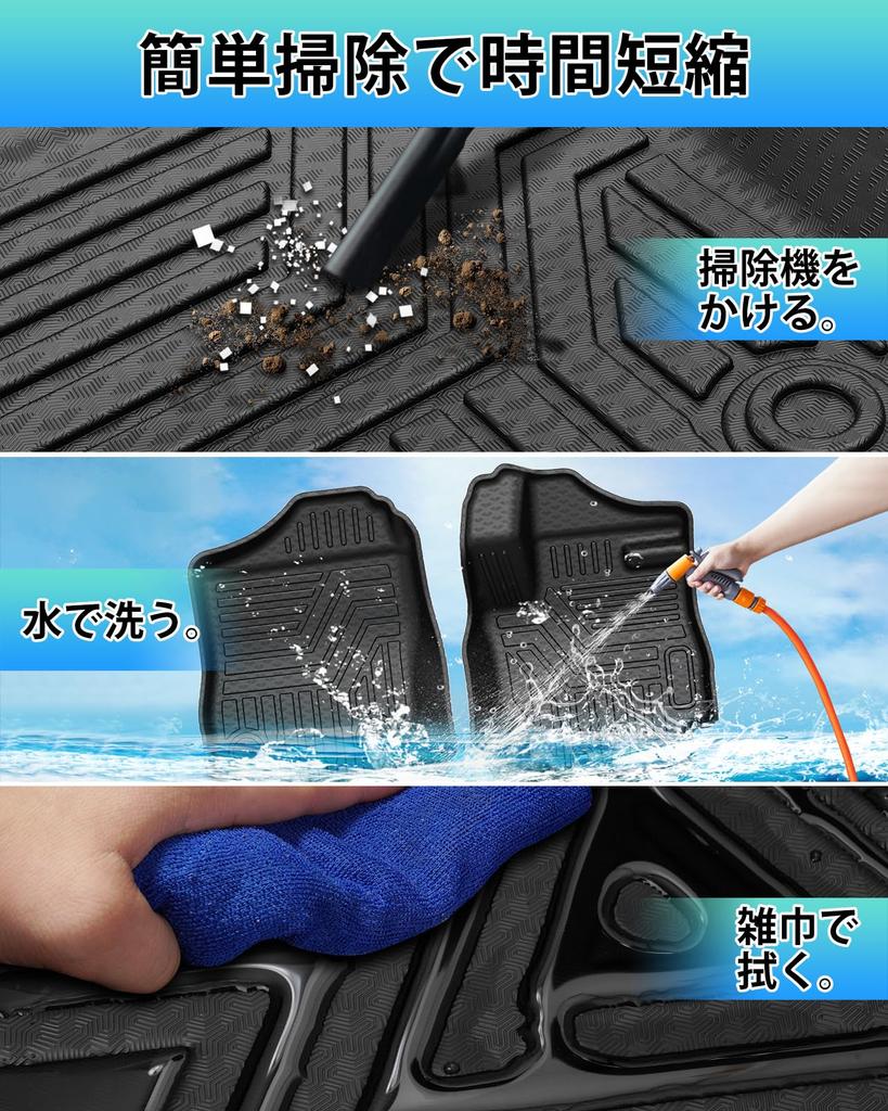 Cartist 3D Floor Mats for Jimny Nomad JC74 JIMNY NOMADE JC74W Wagon 2025 and TPE Material Custom Designed for Your Vehicle Easy Installation