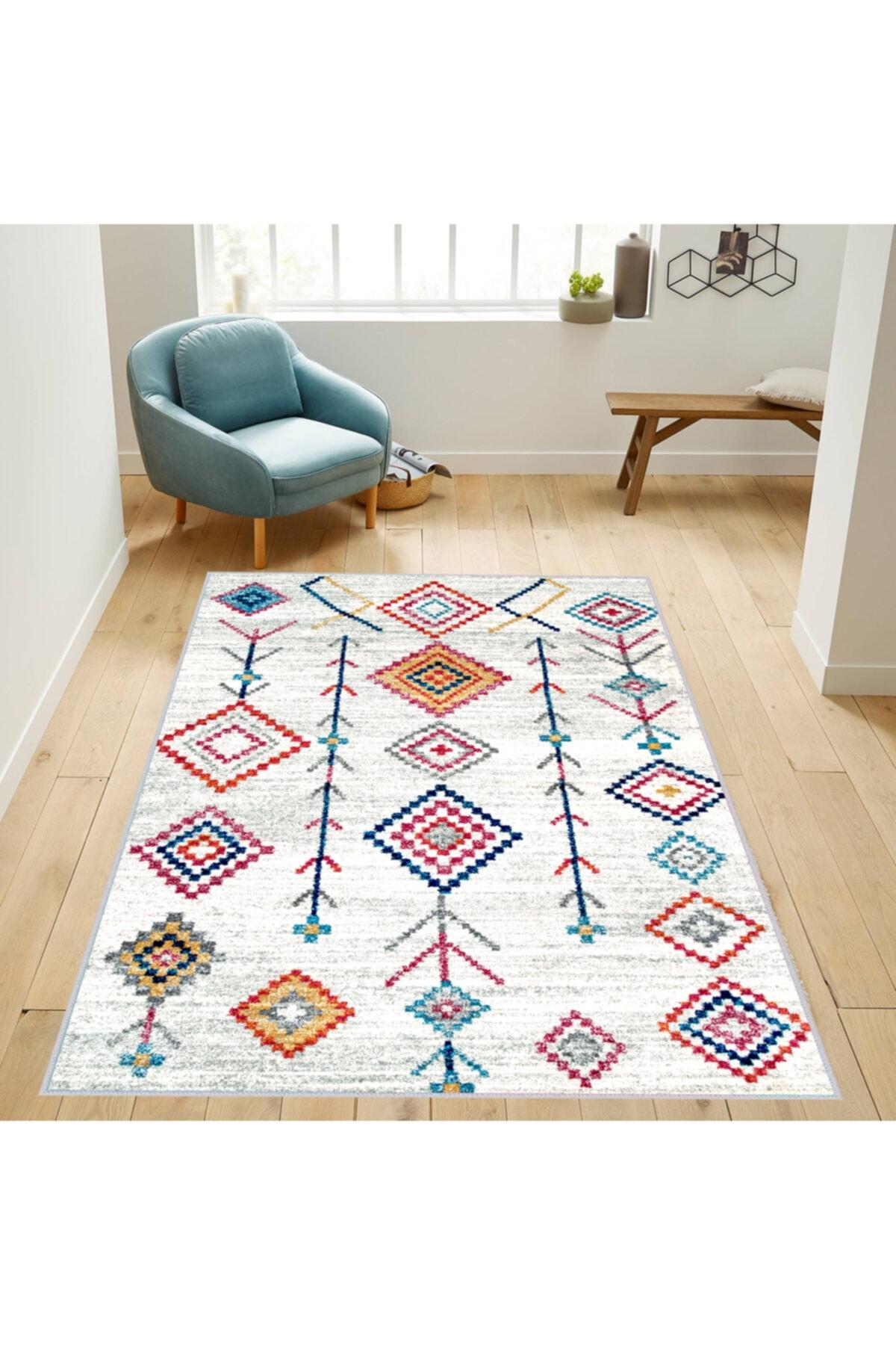 

Rovigo Home Washable Printed Carpet RVG1070 50x80 белый
