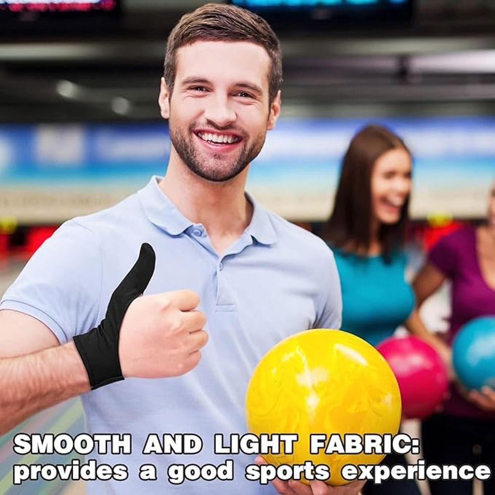 Adjustable Bowling Gloves Breathable Bowling Protective Gloves Bowling Thumb Glove  Adult