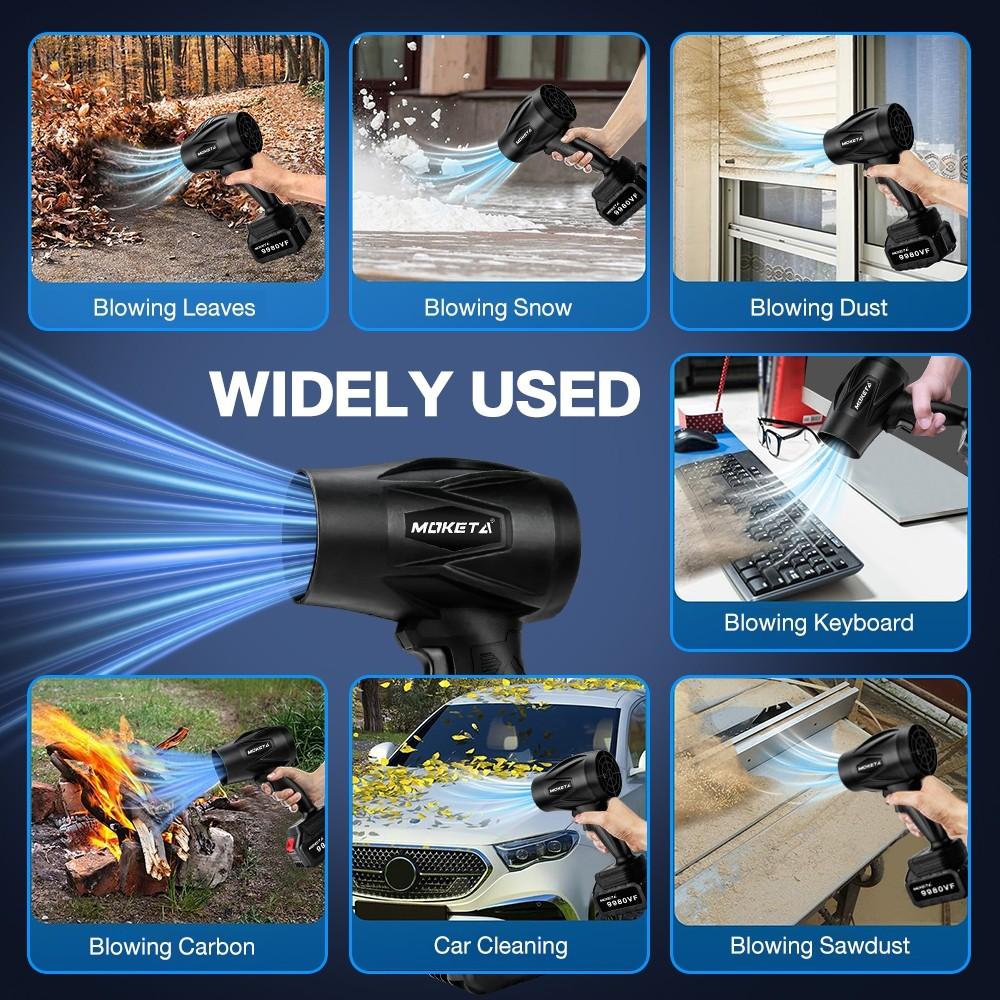 200000RPM Portable Electric Blower 10000W High Power Violent Turbo Fan Garden Outdoor Dust Water Leaf Blower