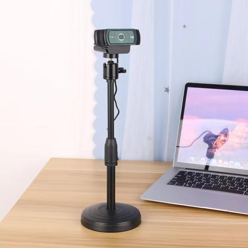 360Degree Webcam Support Stand Desktop Web Cam Tripod for Webcam Mount Tabletop Tripode for Logitech Conference Web Cam