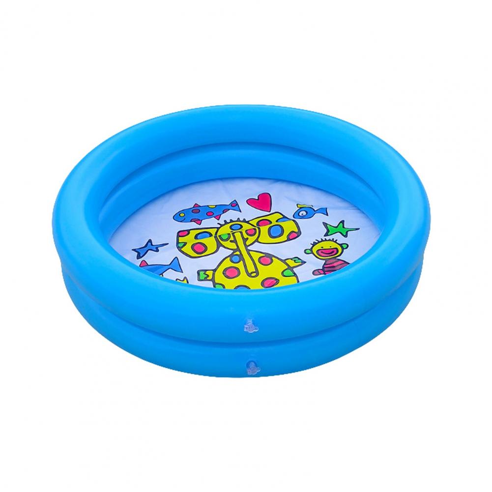 Inflatable Pool Durable Thicken Blow Up PVC Round Baby Swimming Pool Skin-friendly Portable Blow Up Pool For Kids Baby Toddler