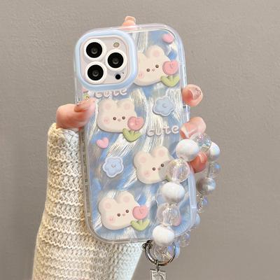 Kaninchen Blumen Geeignet für Apple 16 Handyhülle 15pro Federgarn Iphone14promax Objektiv Alles Inklusive 13/12