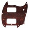 Musiclily Pro Mustang HH Pickguard for Squier Sonic Mustang Electric Red Tortoiseshell 9-hole Guitar, 4-ply
