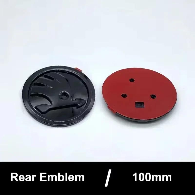 CHC1 2026 Hot For SKODA 100mm Front Emblem for SKODA Superb Fabia Octavia Citigo Kodiaq Karoq Kamiq Yeti Rapid Scala Vision Car Rear