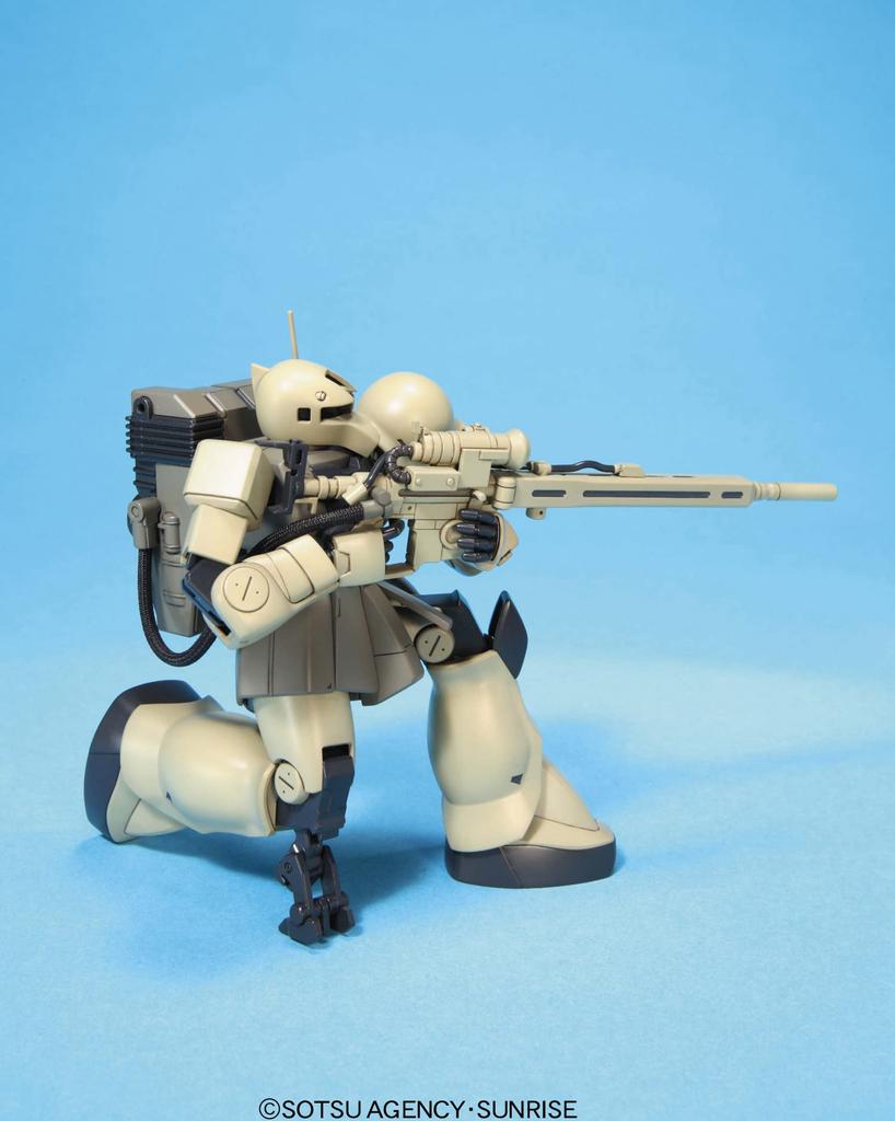 HGUC Mobile Suit Gundam Zaku I Sniper Type 1/144 Scale Pre-Colored Plastic Model