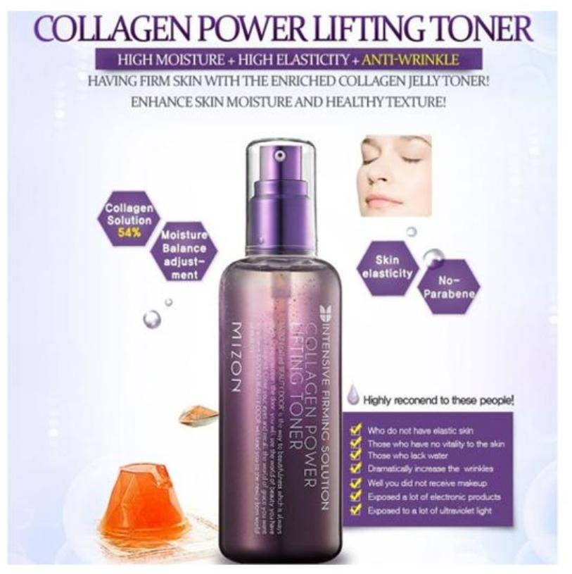 Mizon Collagen Power Lifting Toner 120ml – Hydrating & Firming Care