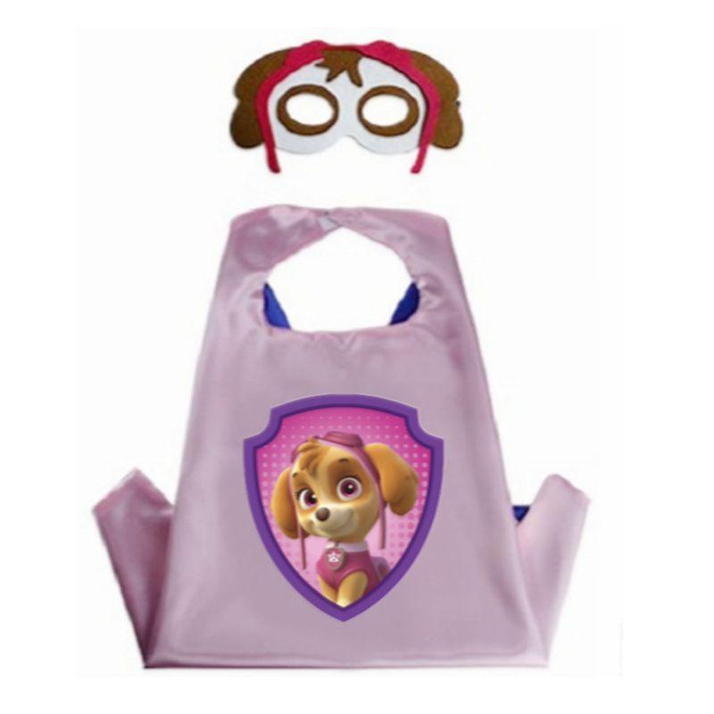 Poutavý kostým pláště a masky Tlapkové patroly pro cosplay na dětské maškarní večírky