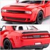 1/36 Scale Doodge Challenger Casting Car Model, Zinc Alloy Toy Car for Kids, Pull Back Vehicles Toy Car for Toddlers Kids Boys Girls Gift