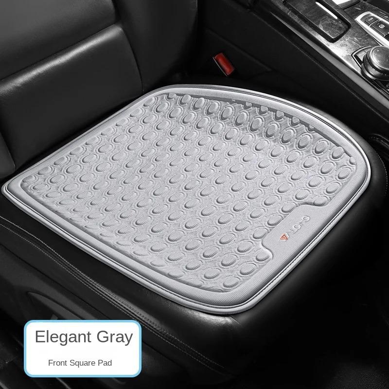 

General Car Seat Cushion with Backrest Cushion Breathable Fabric Car Seat Cover 3D Triangular Concave Convex Hip Massage Cover Other&Four Seasons серый