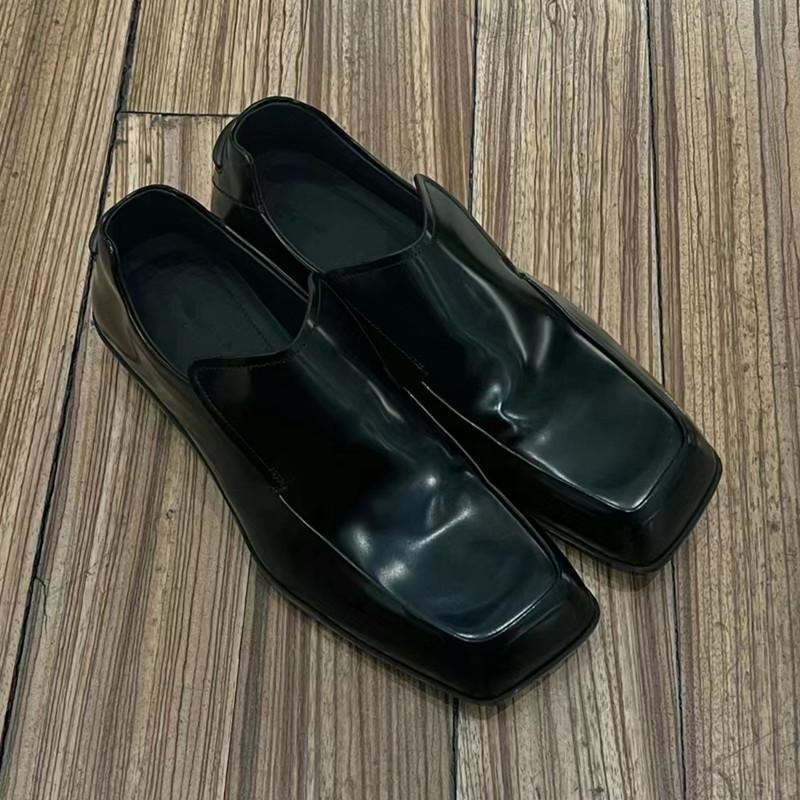 

Роскошные лоферы мужские для вечеринок и бизнеса, лоферы на толстой подошве, мужская модельная обувь на платформе, удобные слипоны, новая повседневная обувь 36
