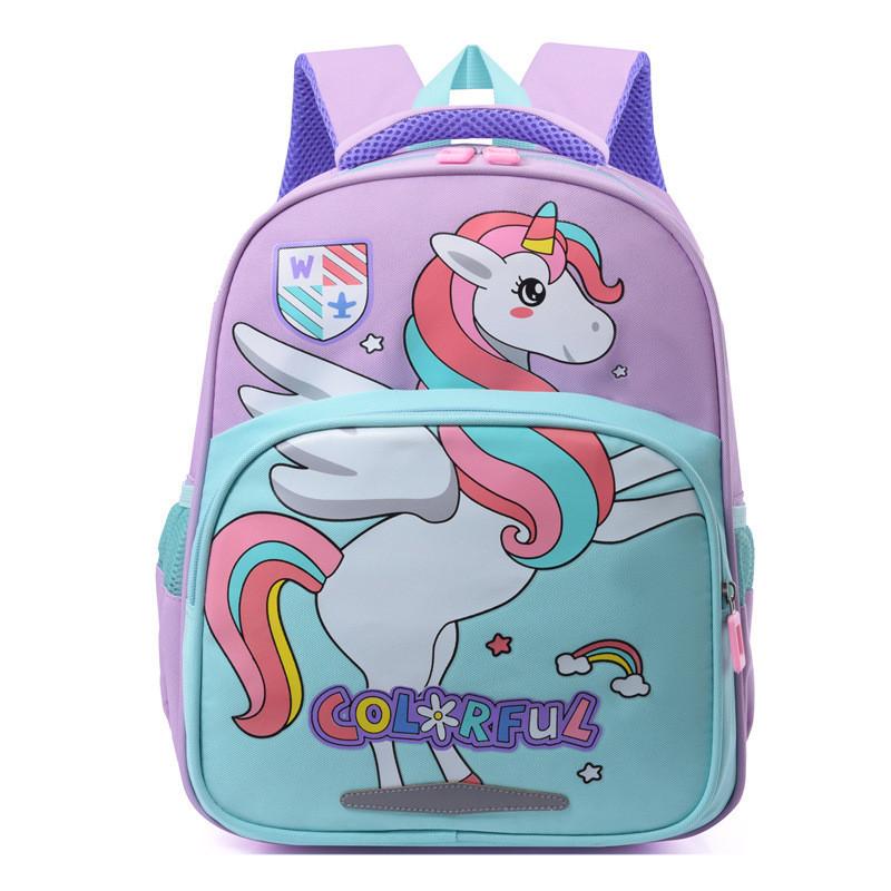Adorable Cartoon Toddler Backpack For Boys And Girls Made Of Oxford Cloth